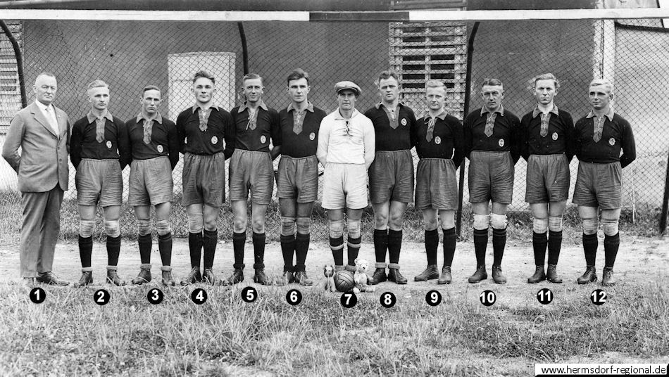 09.08.1931 - Handball - 1. Großfeldmannschaft des Turnerbundes Hermsdorf